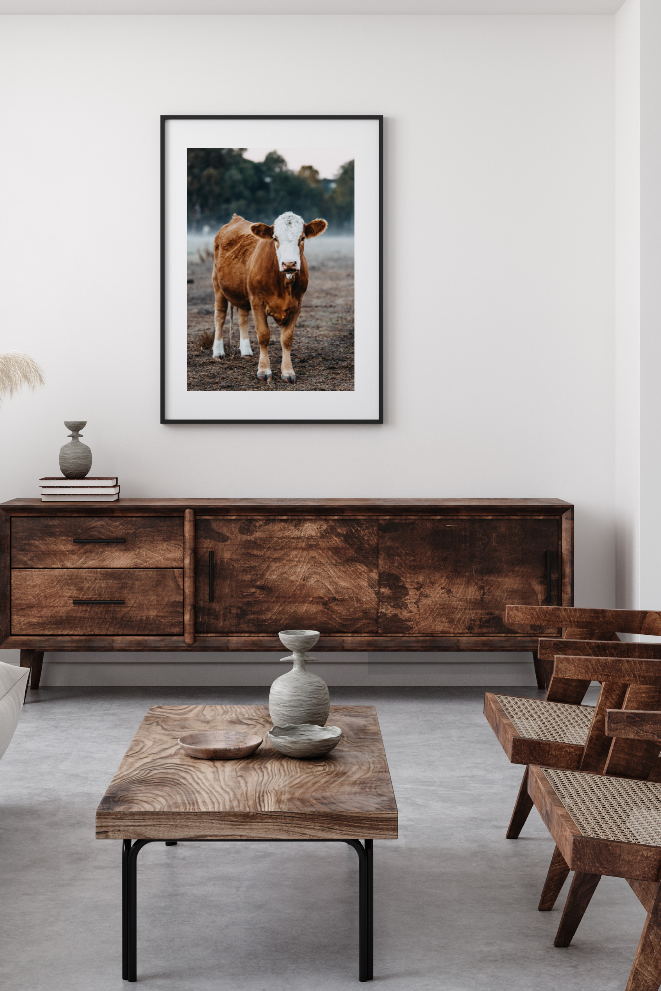 Gundagai Cattle Alfred Photographic Print