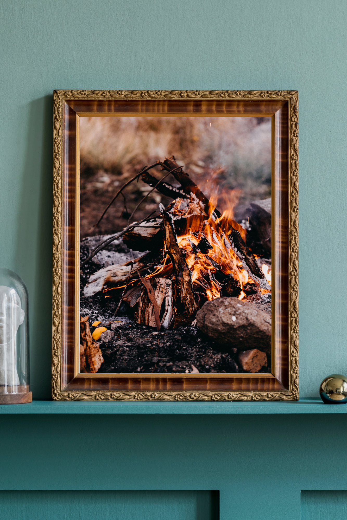 Around the Campfire Photographic Print