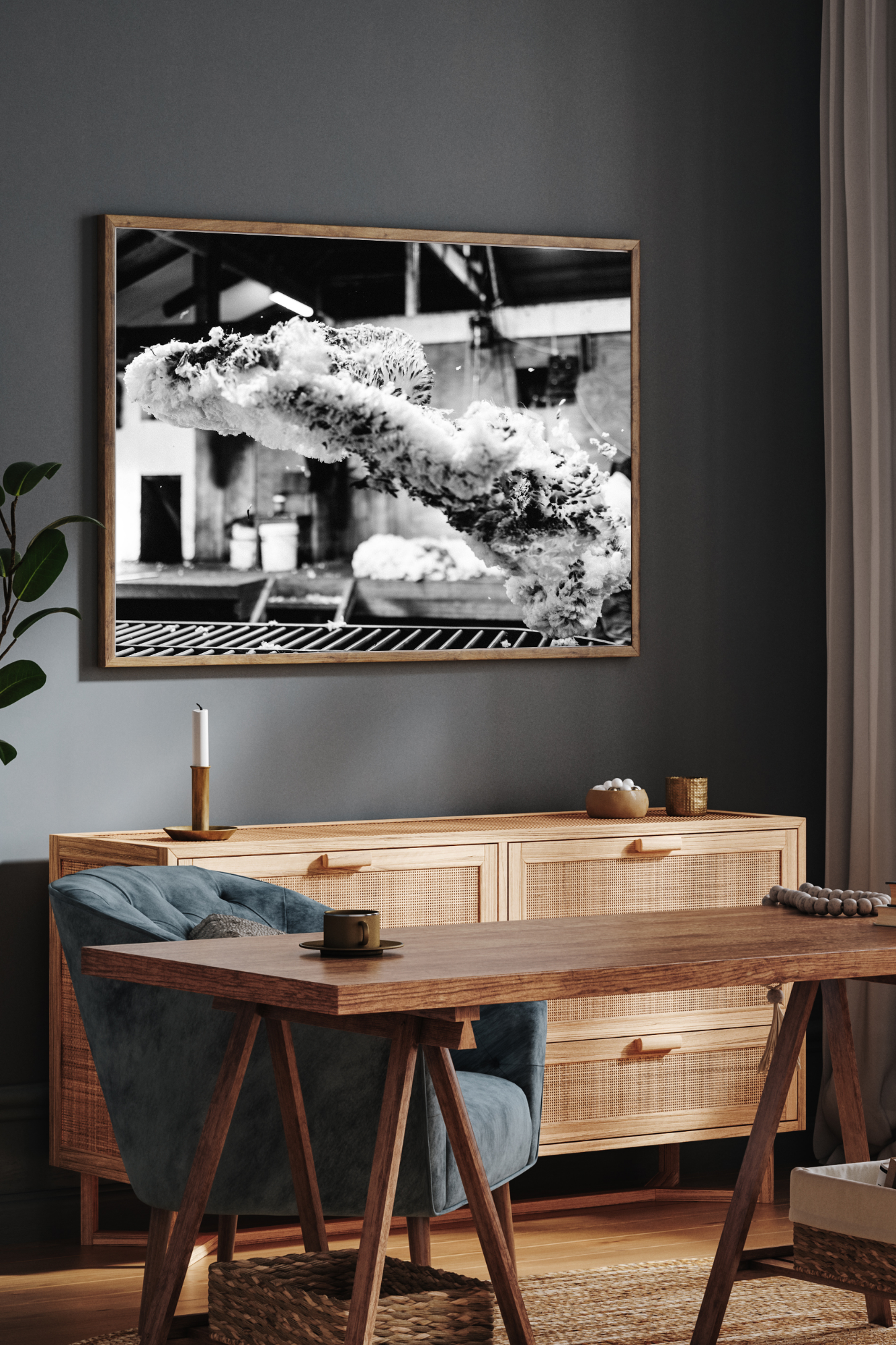 Throw of the Fleece Photographic Print