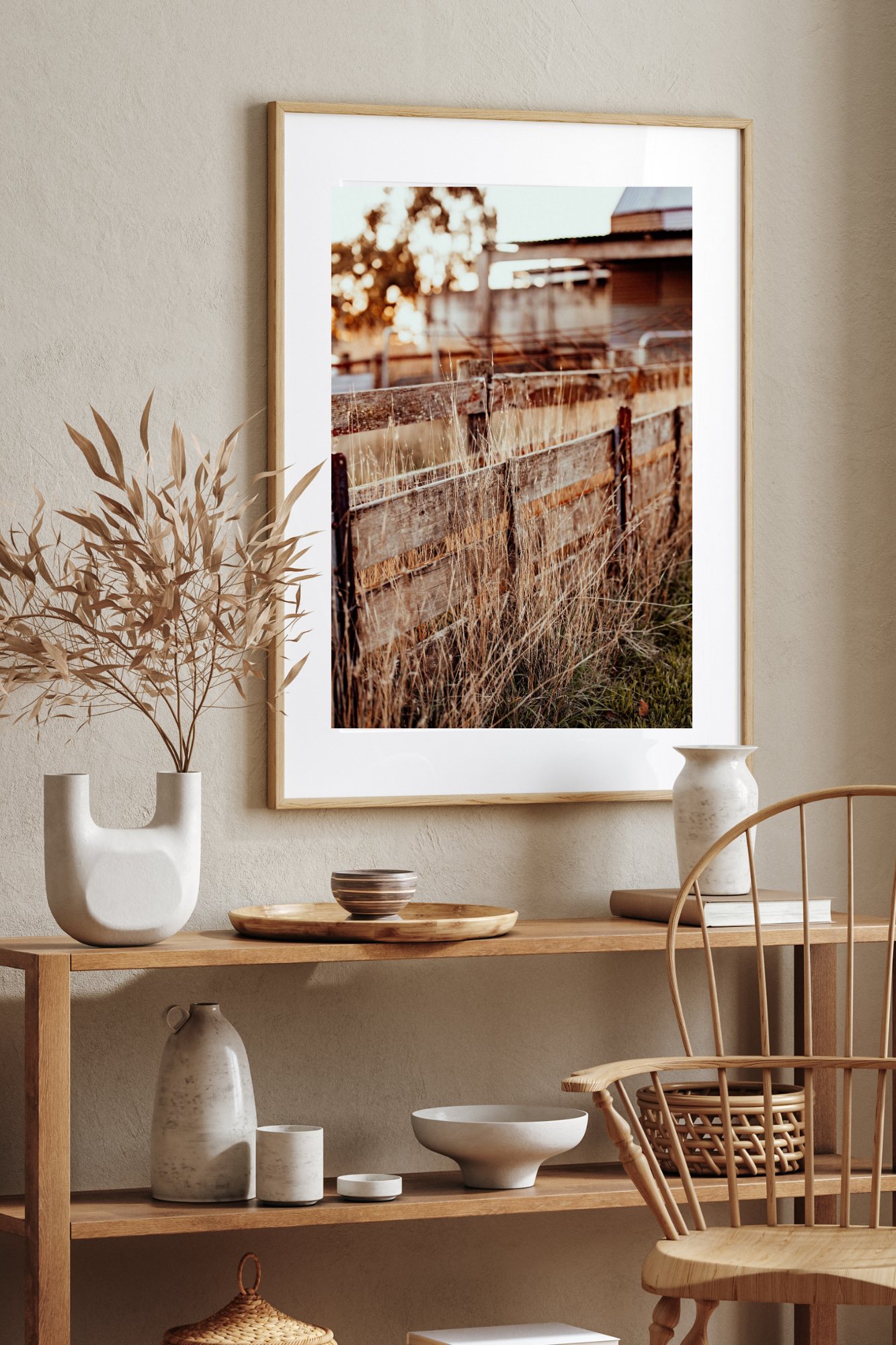The Old Fence Photographic Print