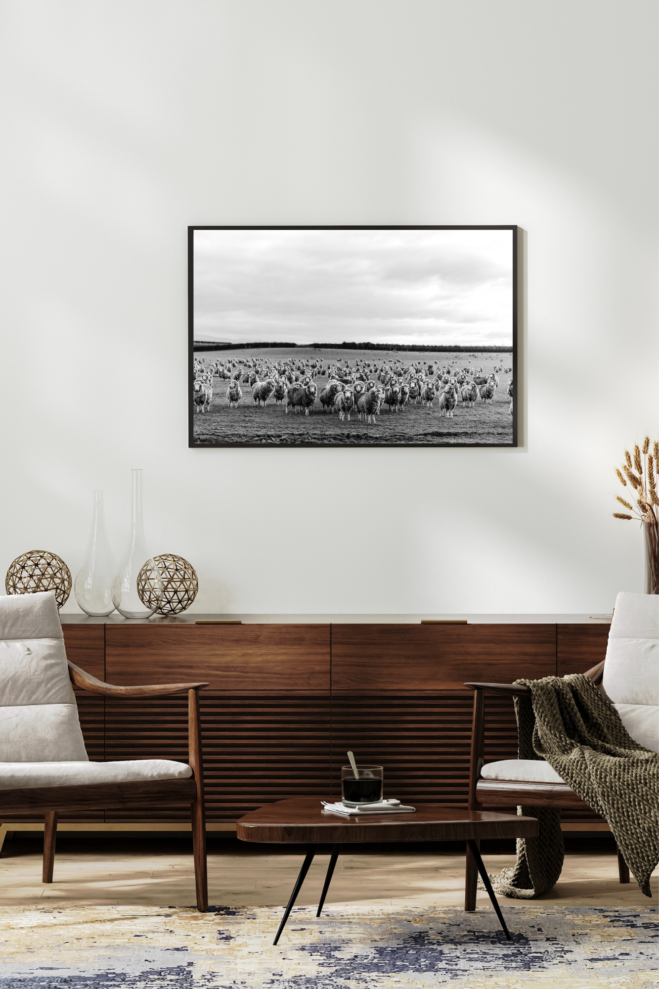 Counting Sheep Photographic Print