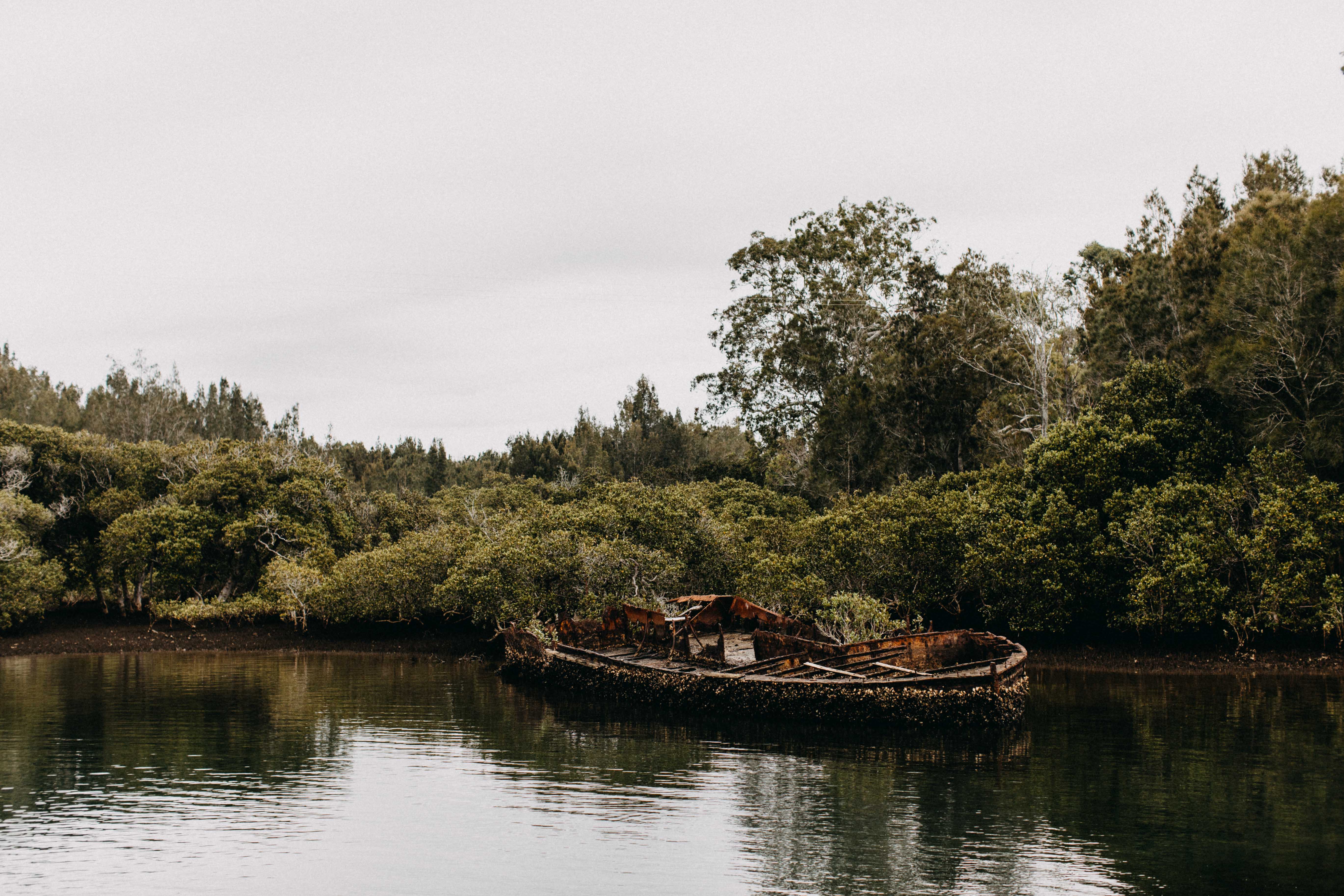 Malabar Creek Oyster Boat III Photographic Print - Emily O'Brien