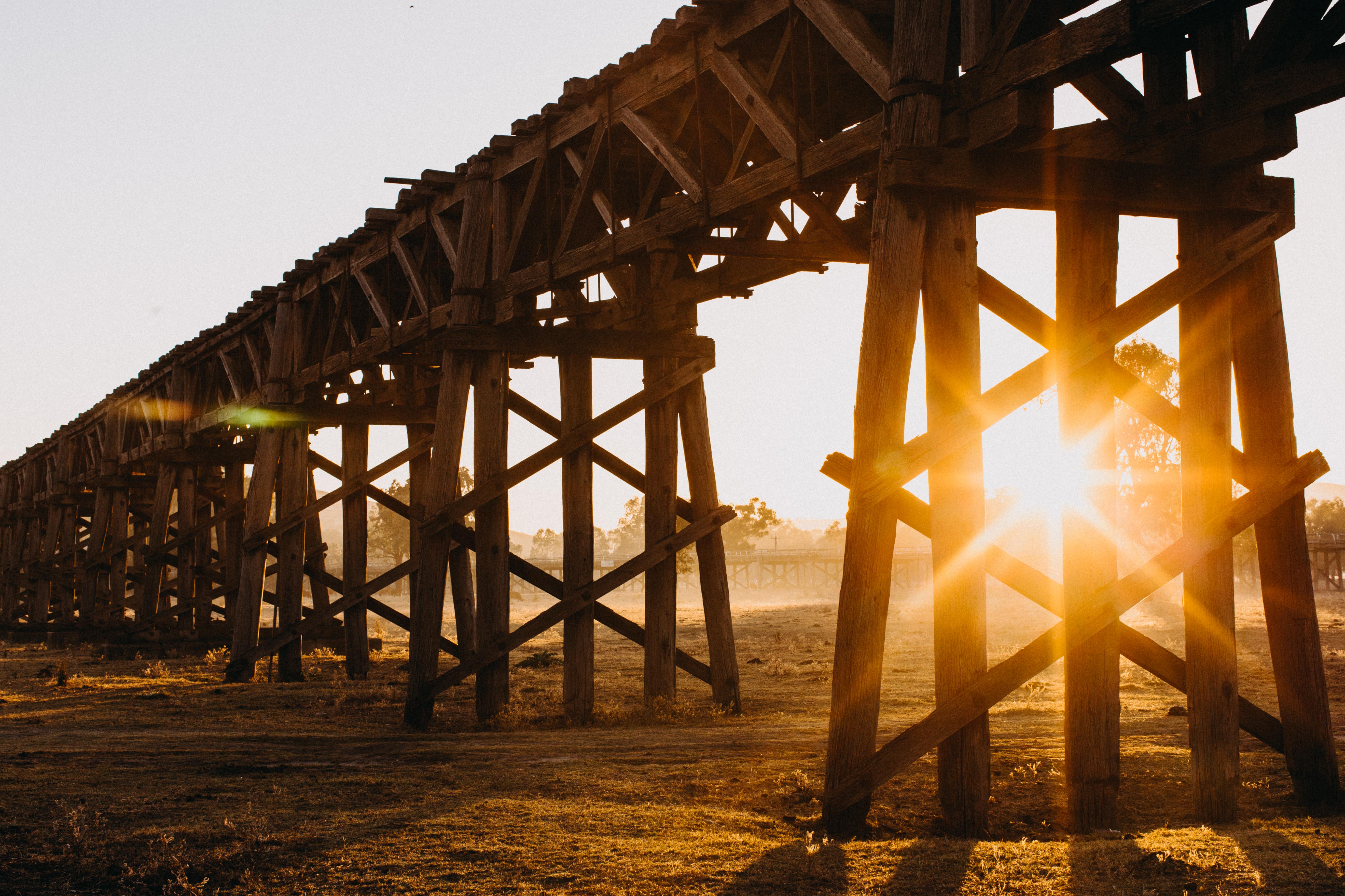 Gundagai Railway Bridge III Photographic Print - Emily O'Brien
