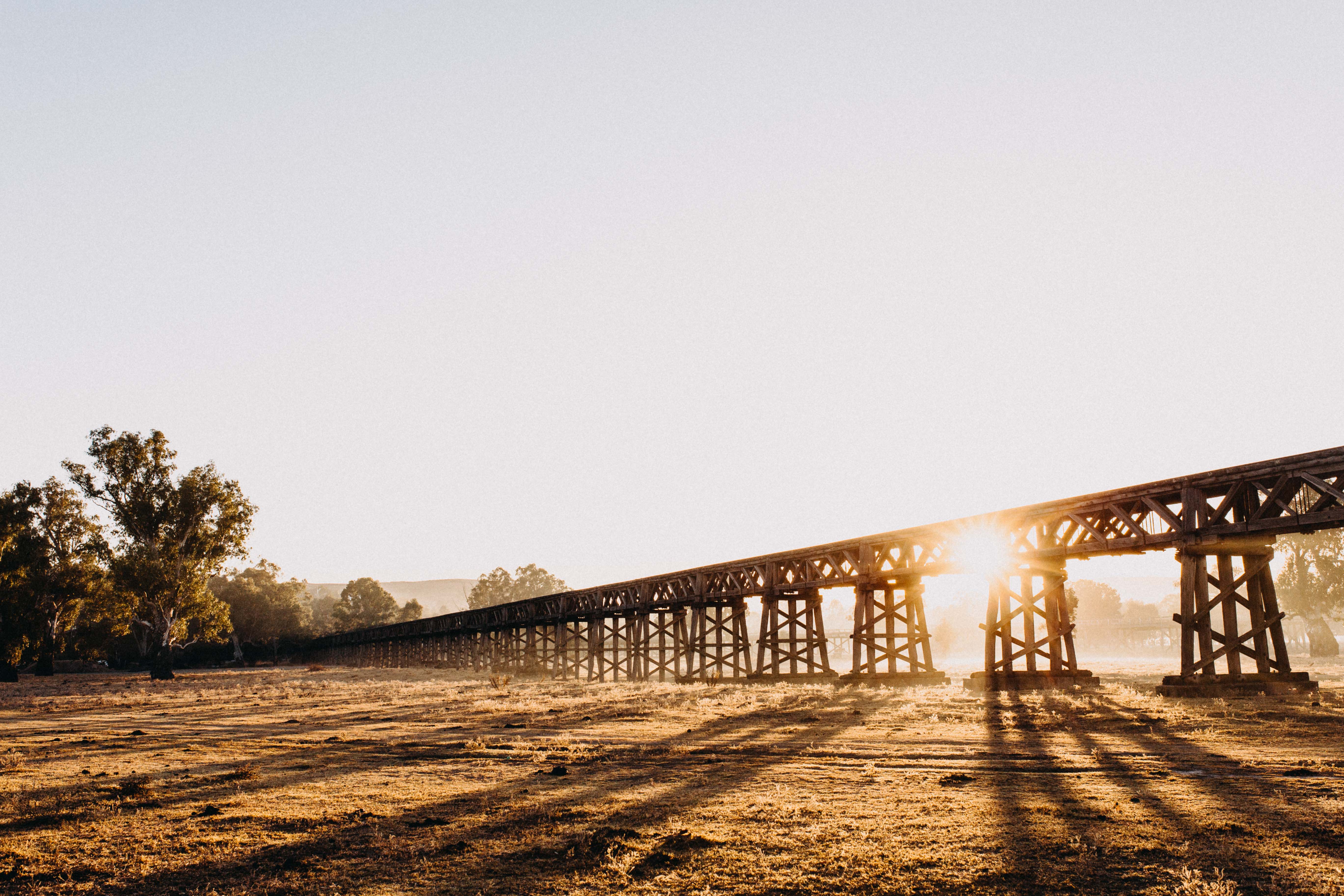 Gundagai Railway Bridge V Photographic Print - Emily O'Brien