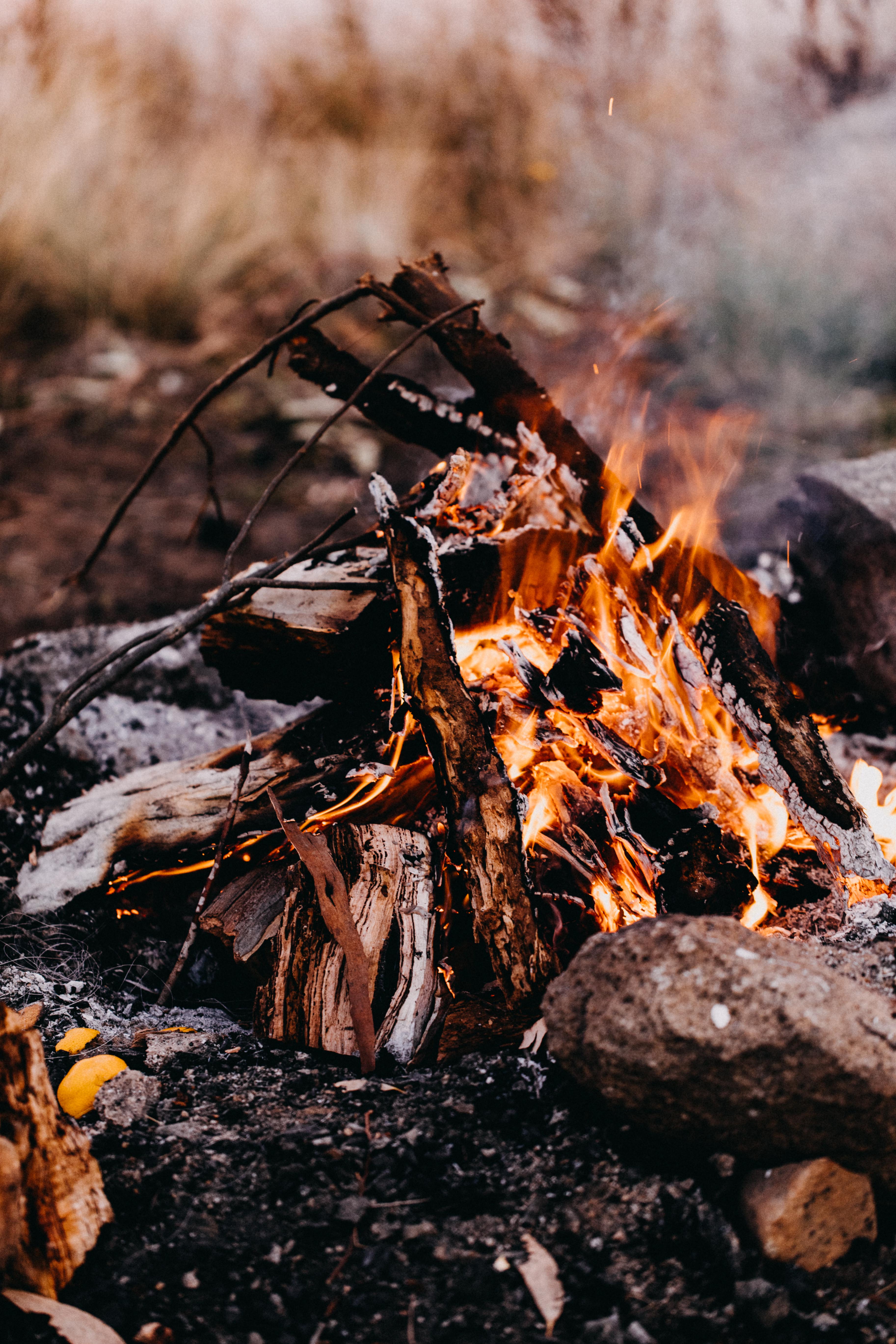 Around the Campfire Photographic Print