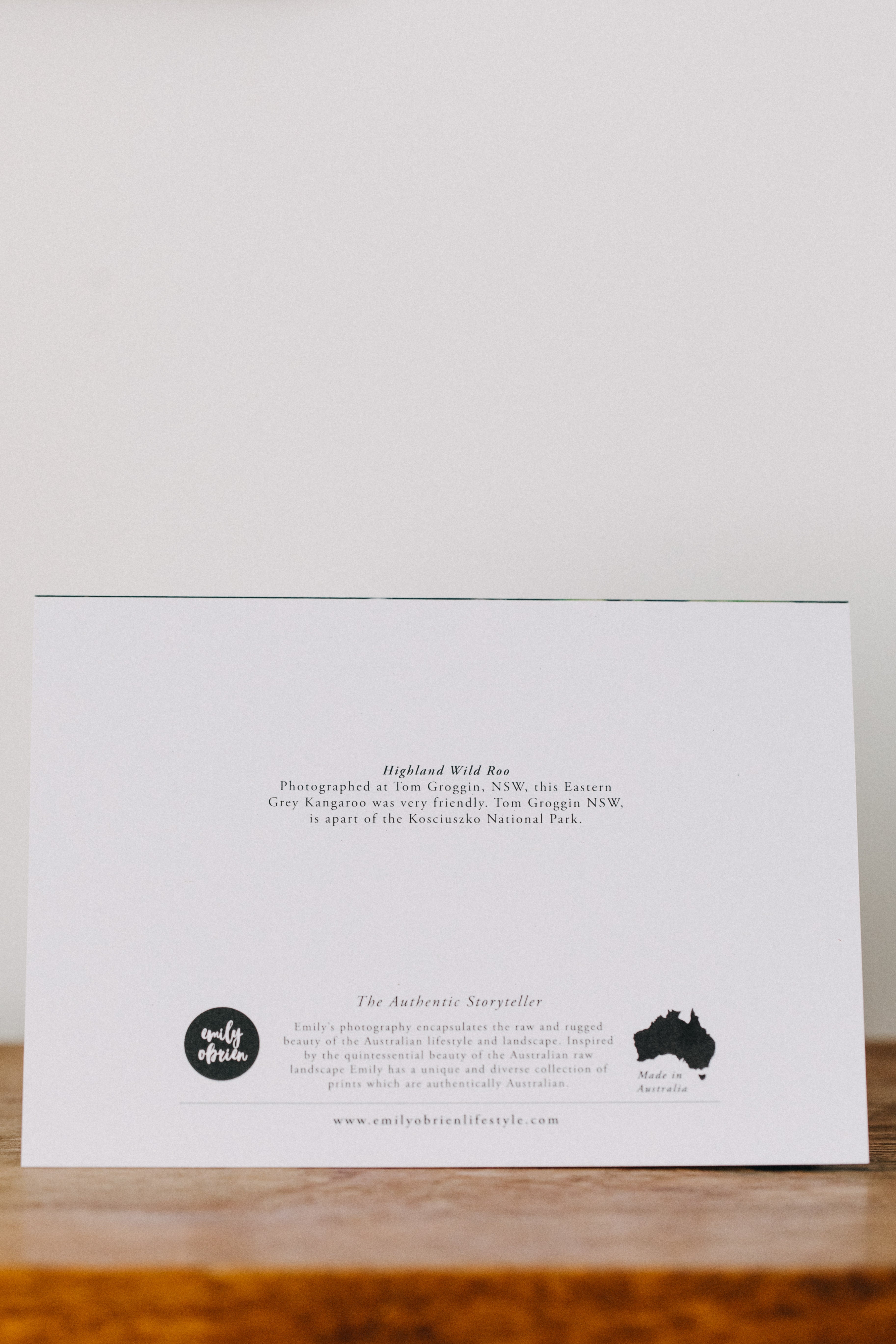 Highland Wild Roo Greeting Card - Emily O'Brien