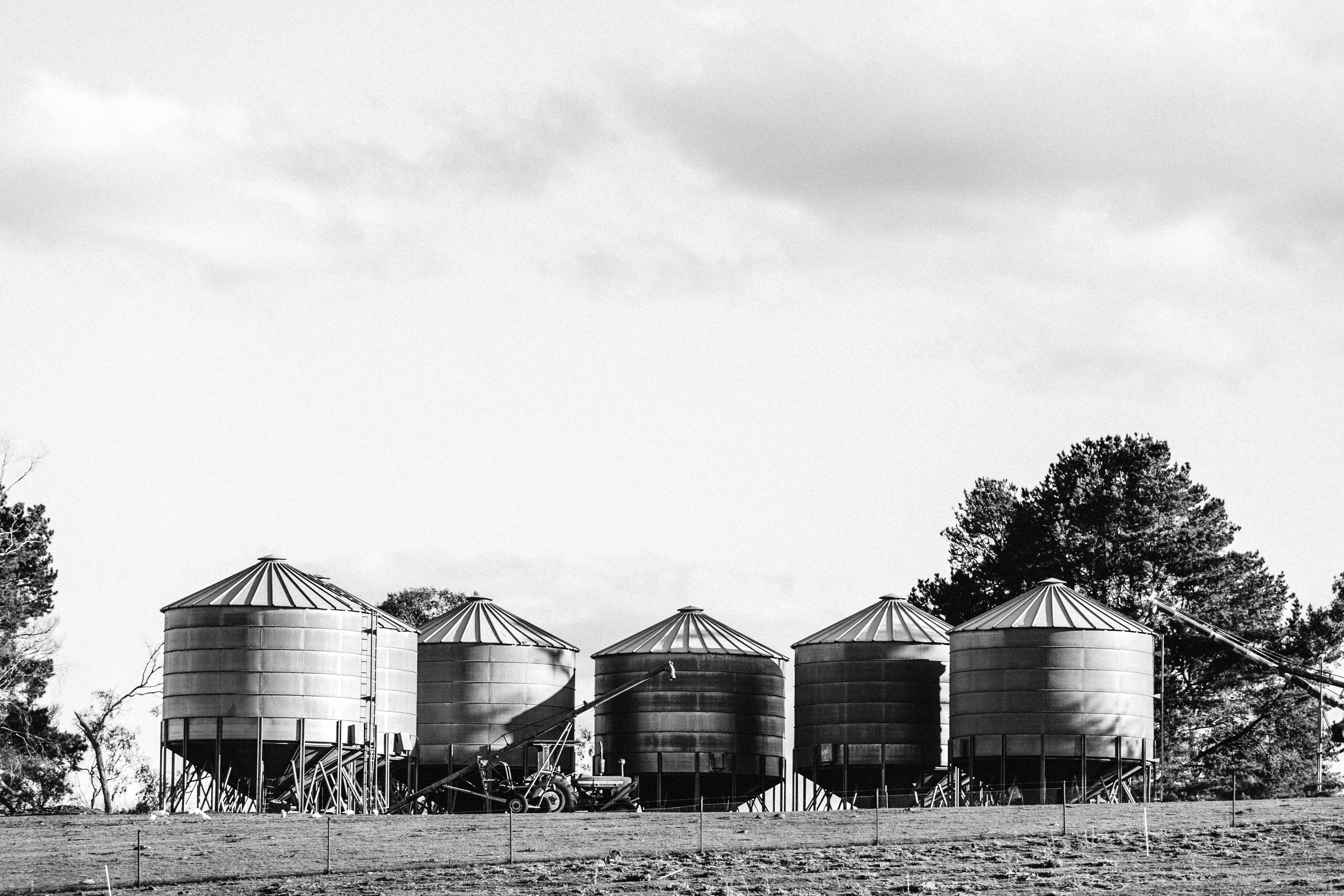 Silos III Photographic Print