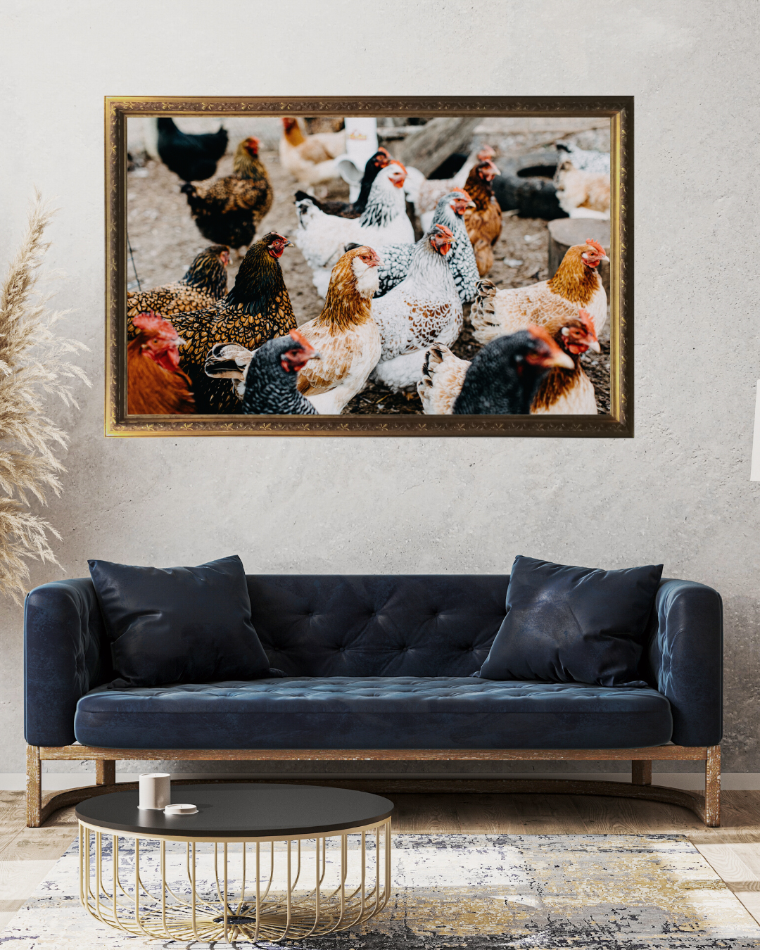 A Brood of Hens I Photographic Print