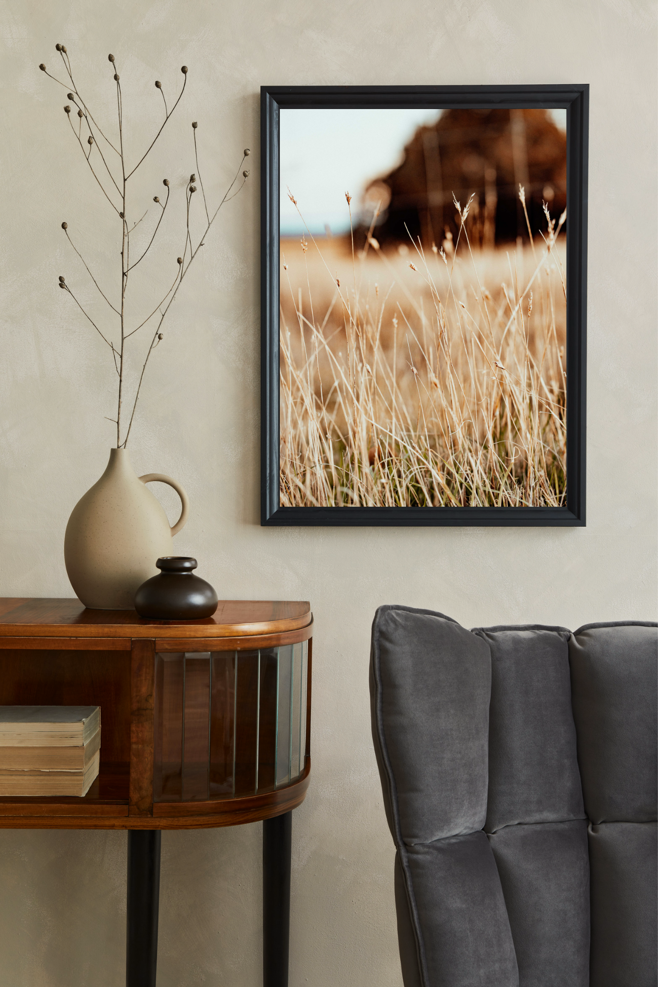 Grassline II Photographic Print