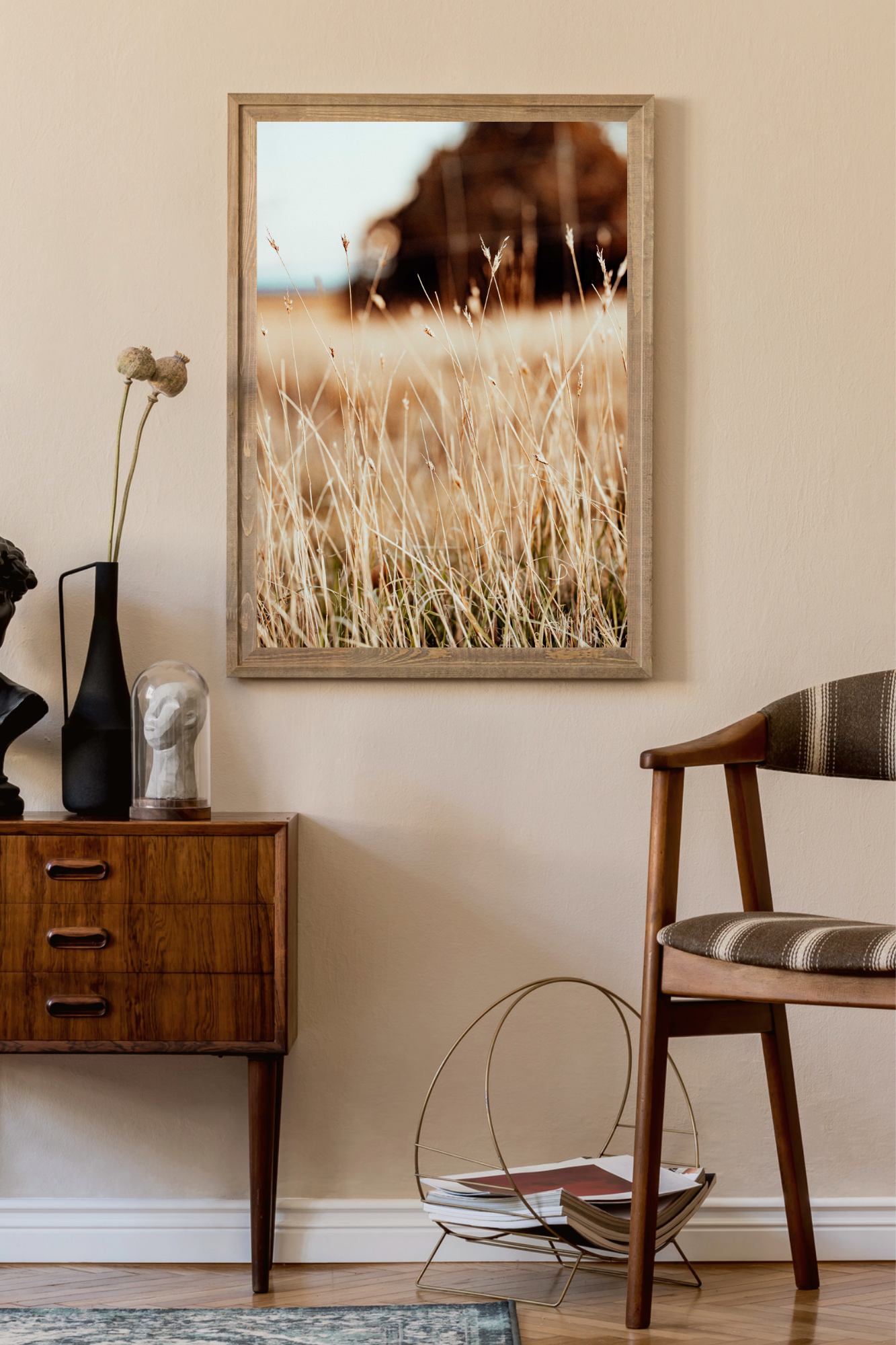 Grassline II Photographic Print