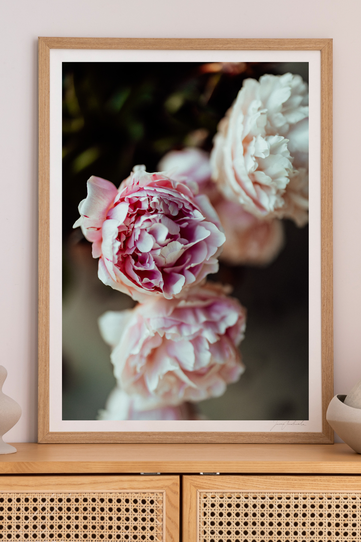 Peony Together in the Weight Photographic Print