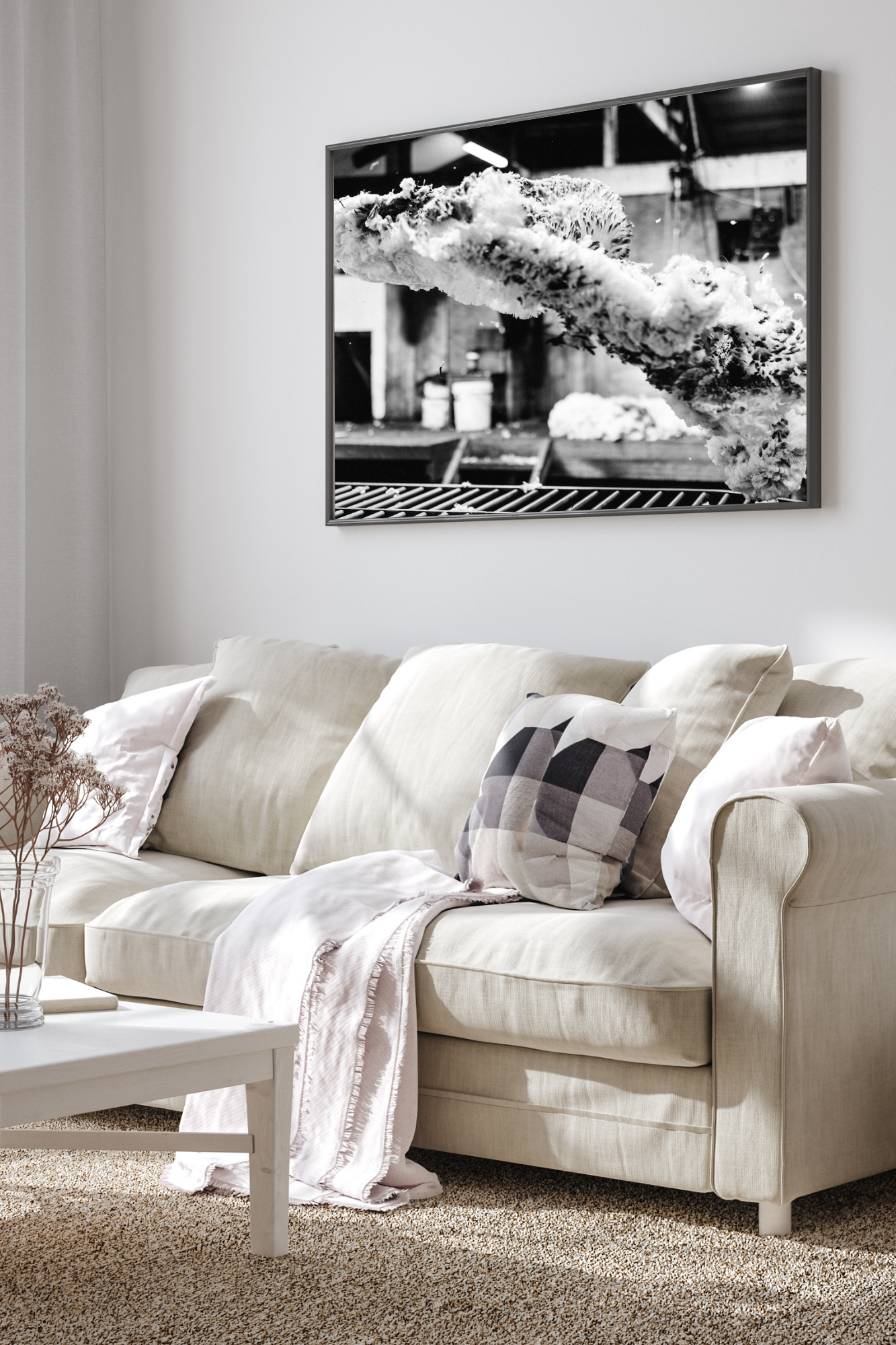 Throw of the Fleece Photographic Print