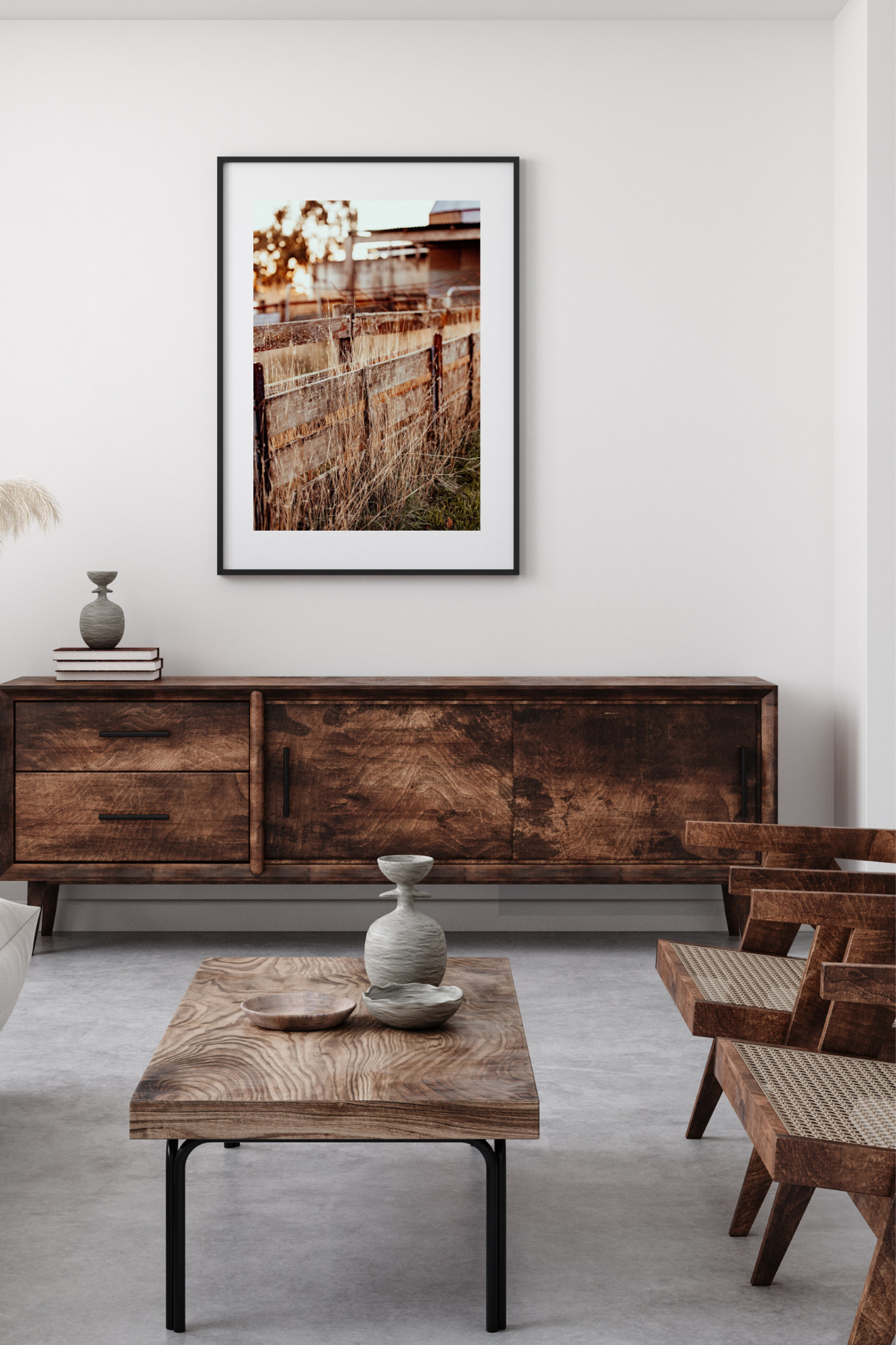 The Old Fence Photographic Print