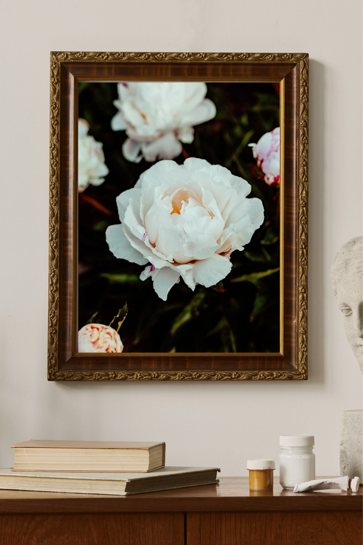Peony Weight of It Photographic Print
