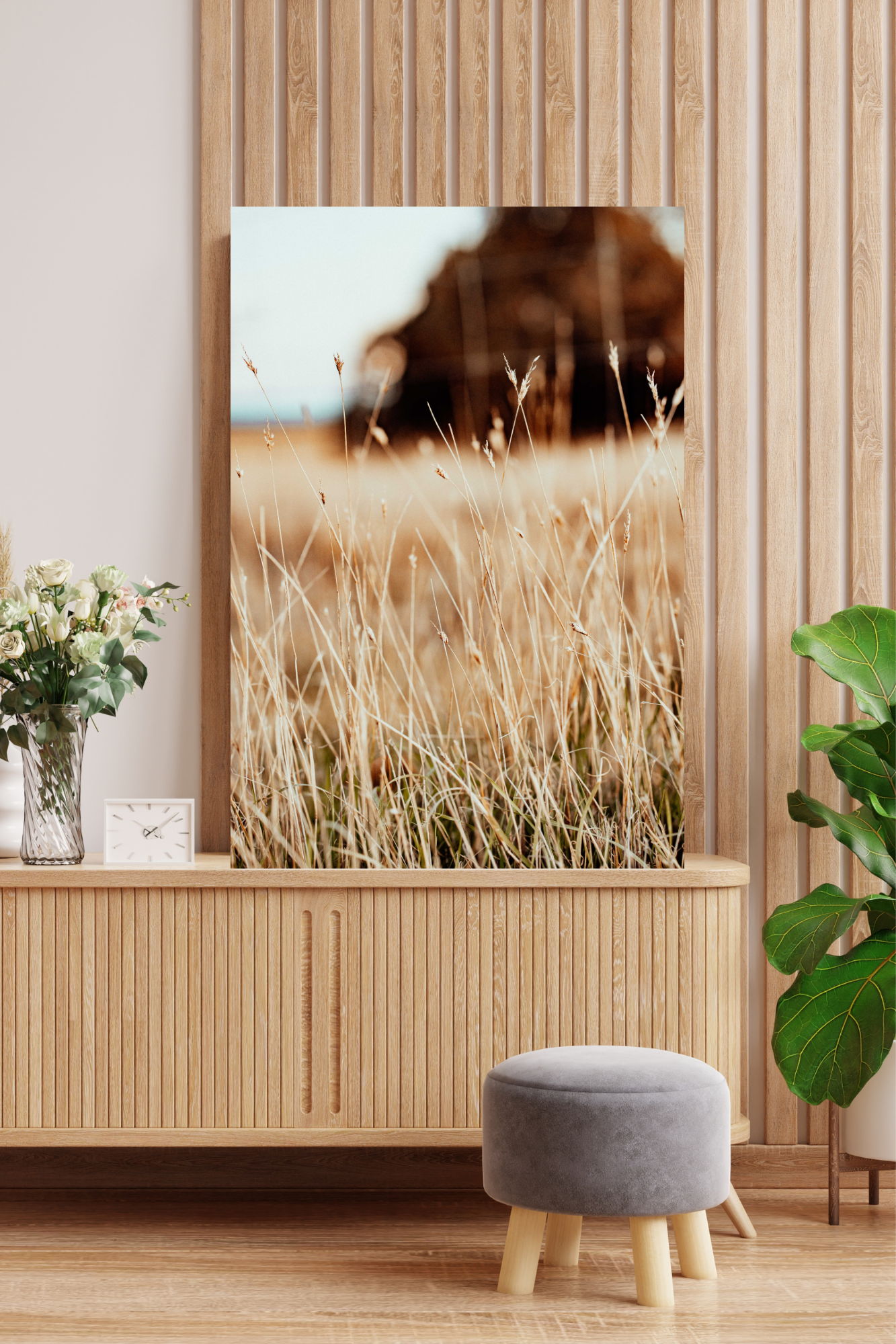 Grassline II Photographic Print