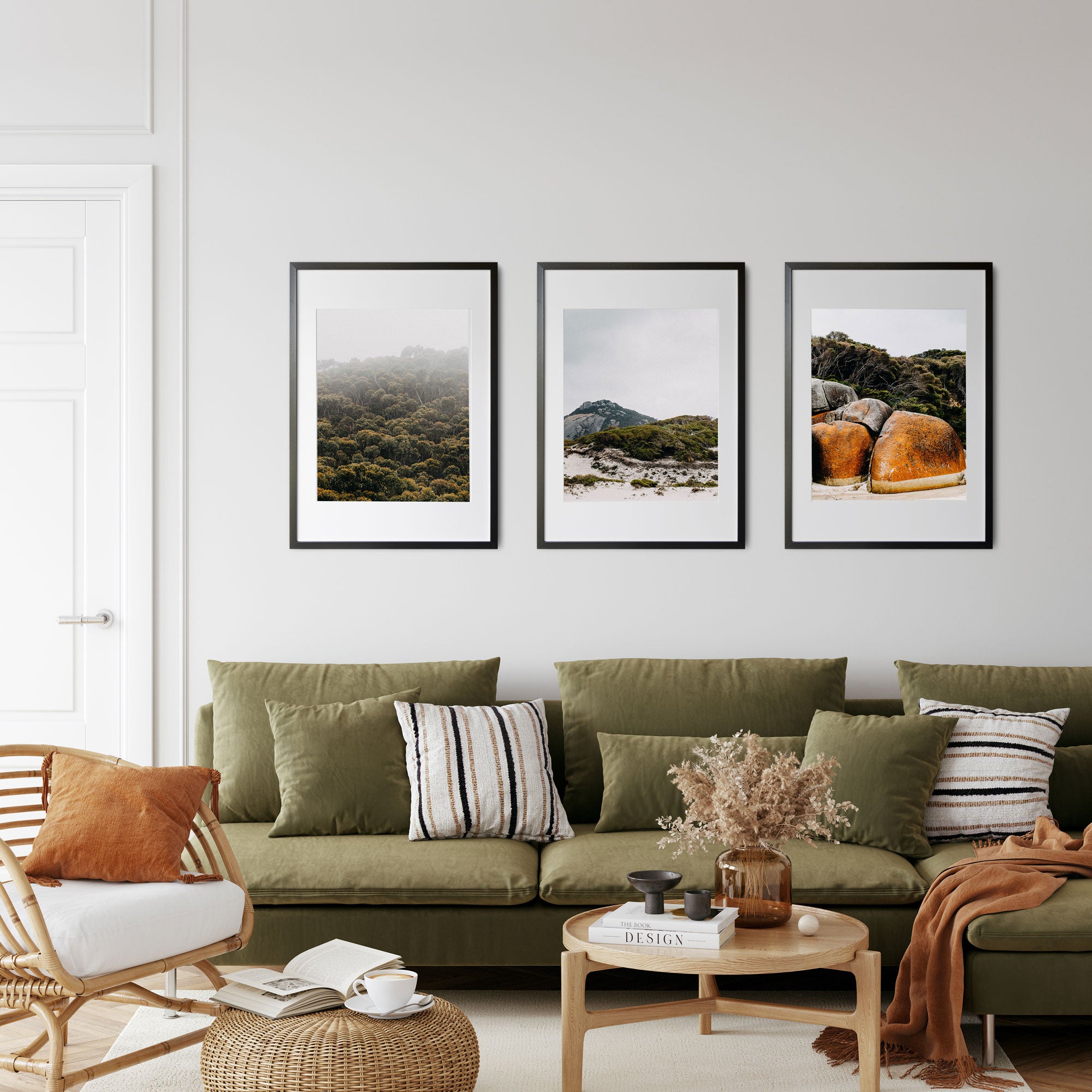 Wilsons Promontory Fog on the Tree Tops Photographic Print
