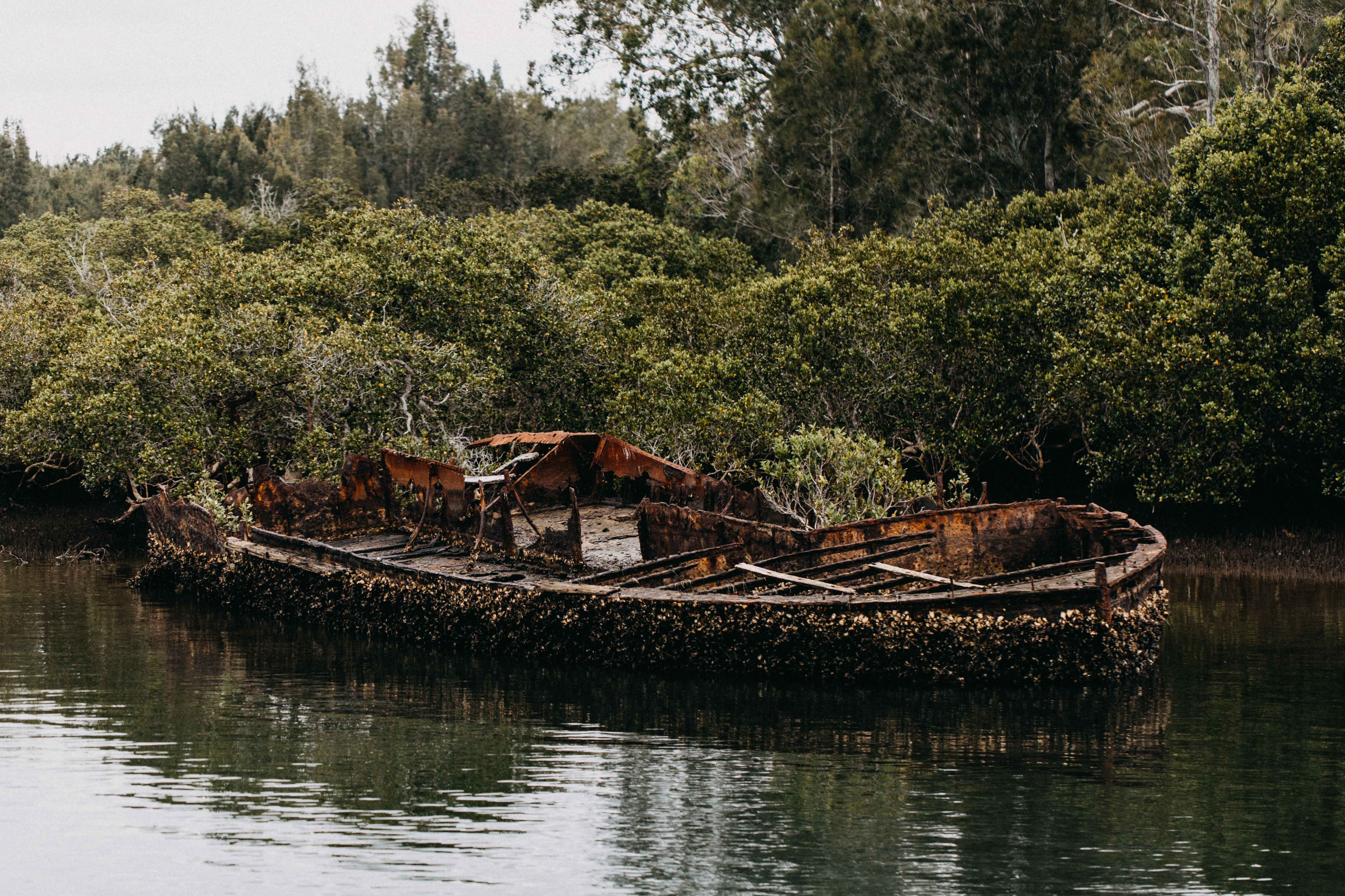 Malabar Creek Oyster Boat IV Photographic Print - Emily O'Brien