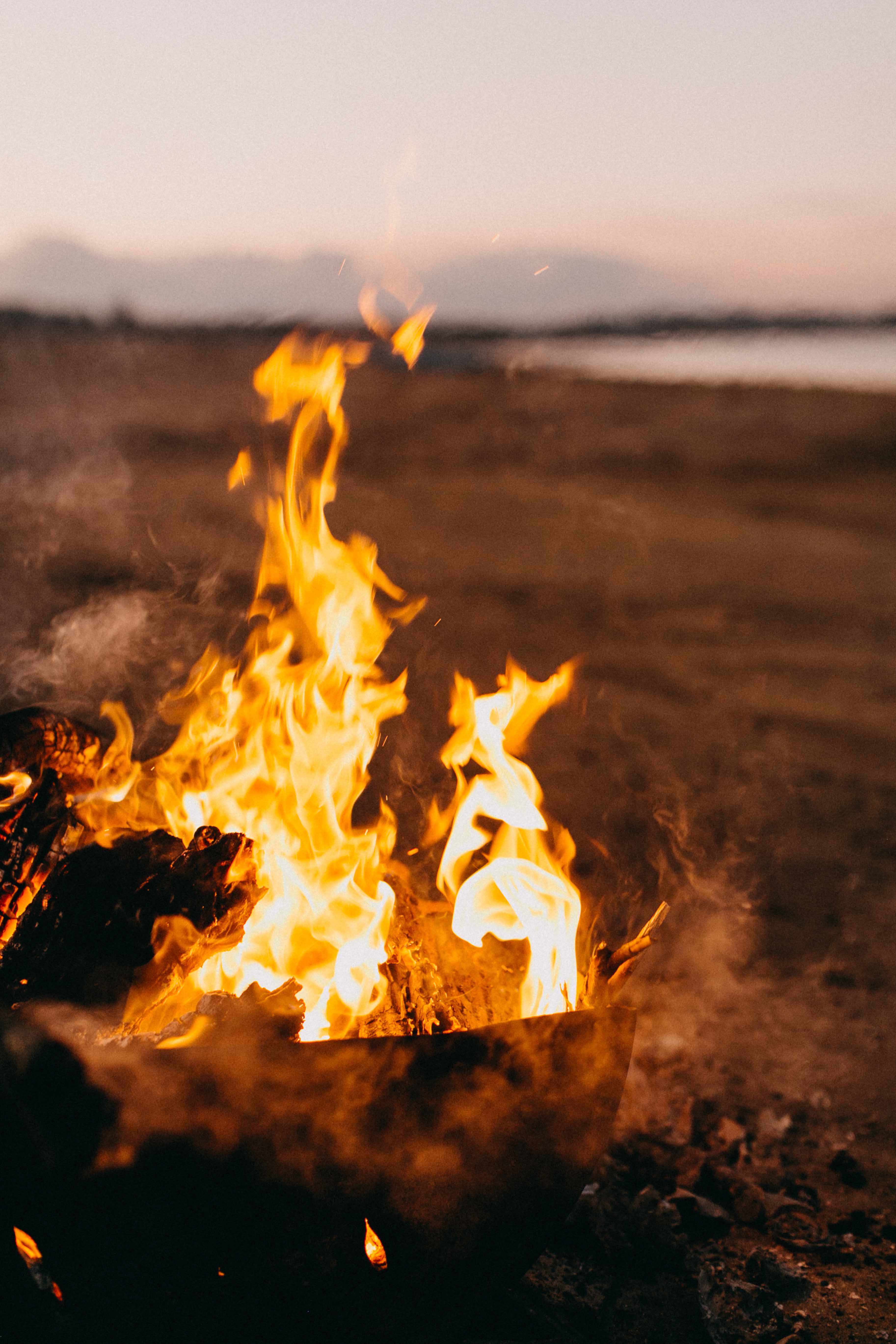 Beach Fire II Photographic Print - Emily O'Brien