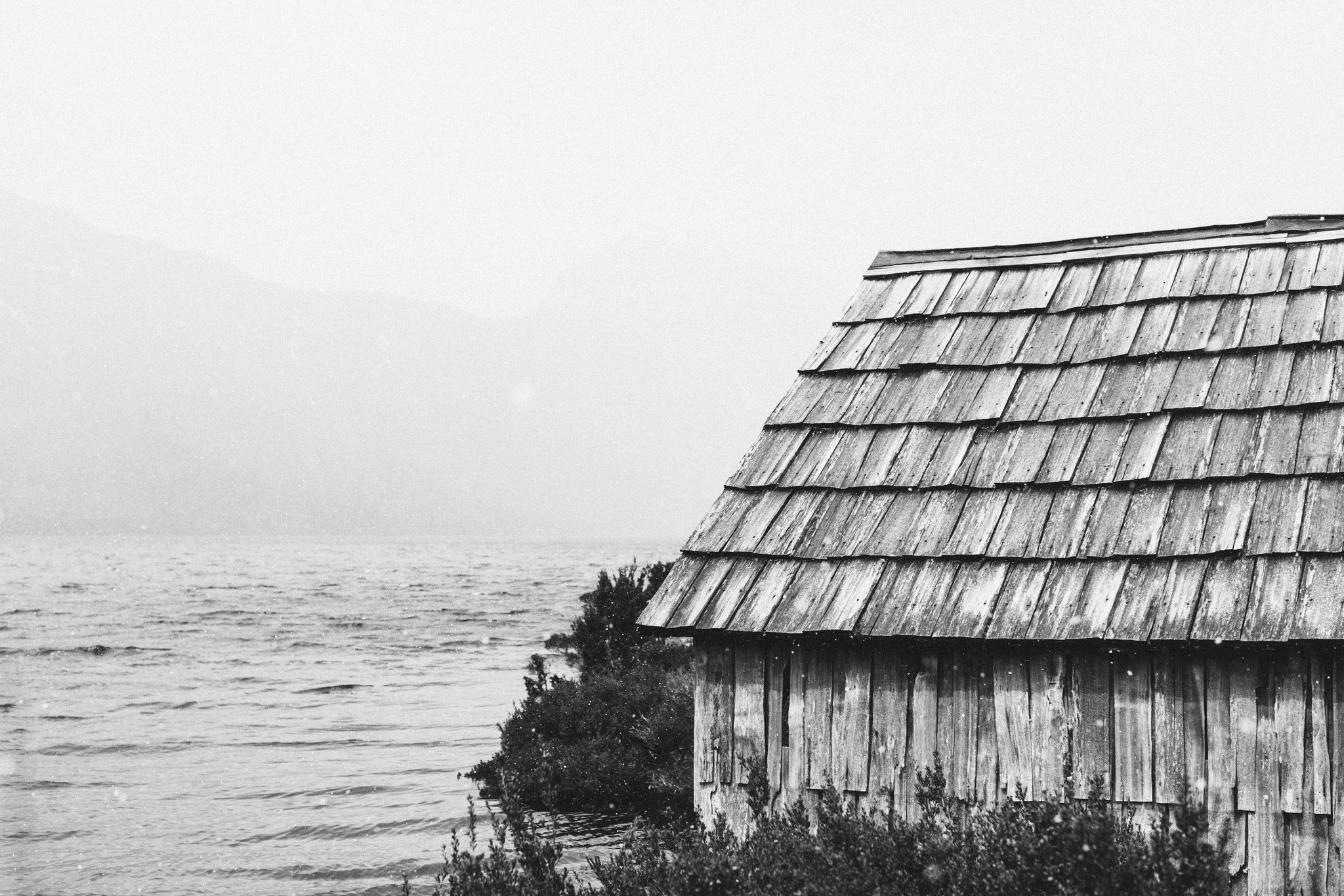 Dove Lake Cabin III Photographic Print - Emily O'Brien