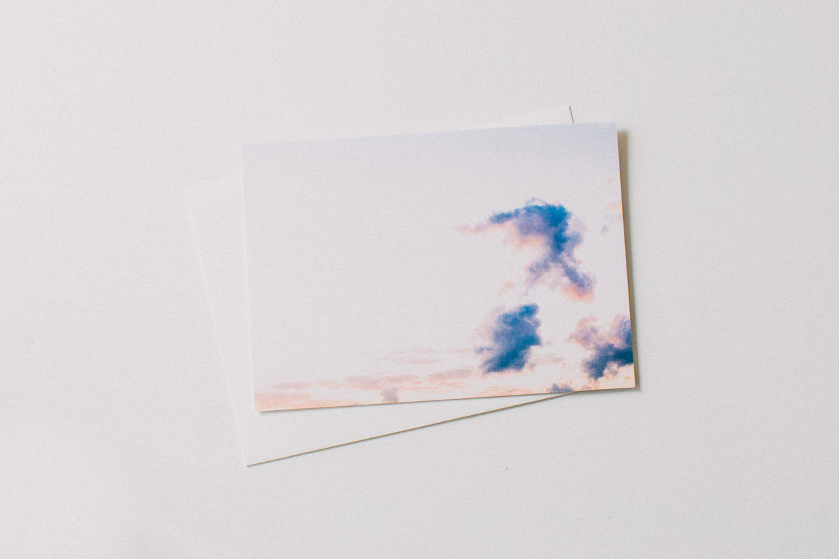 Pastel Sunset Greeting Card - Emily O'Brien