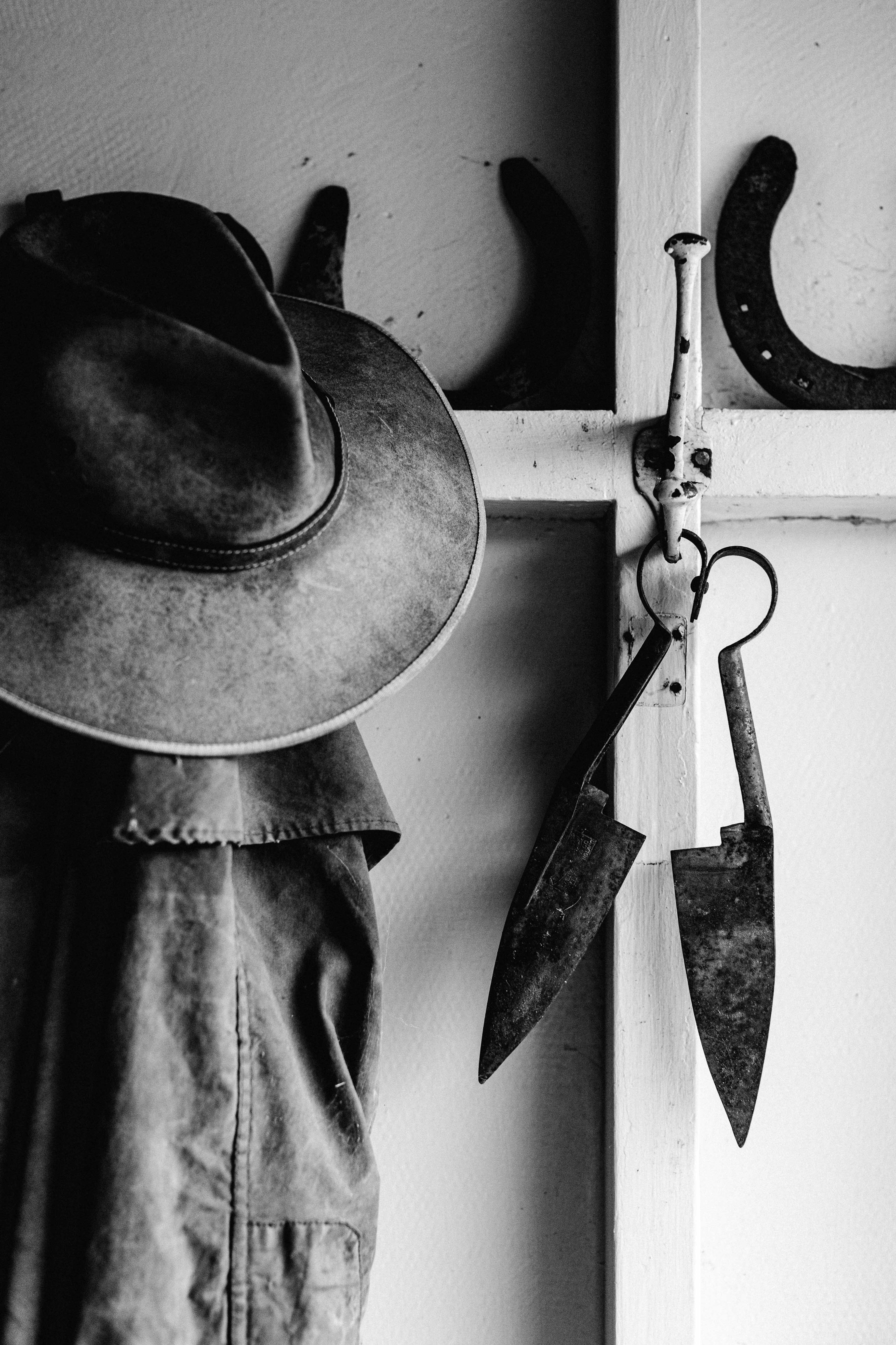 Australian Akubra II B+W Photographic Print