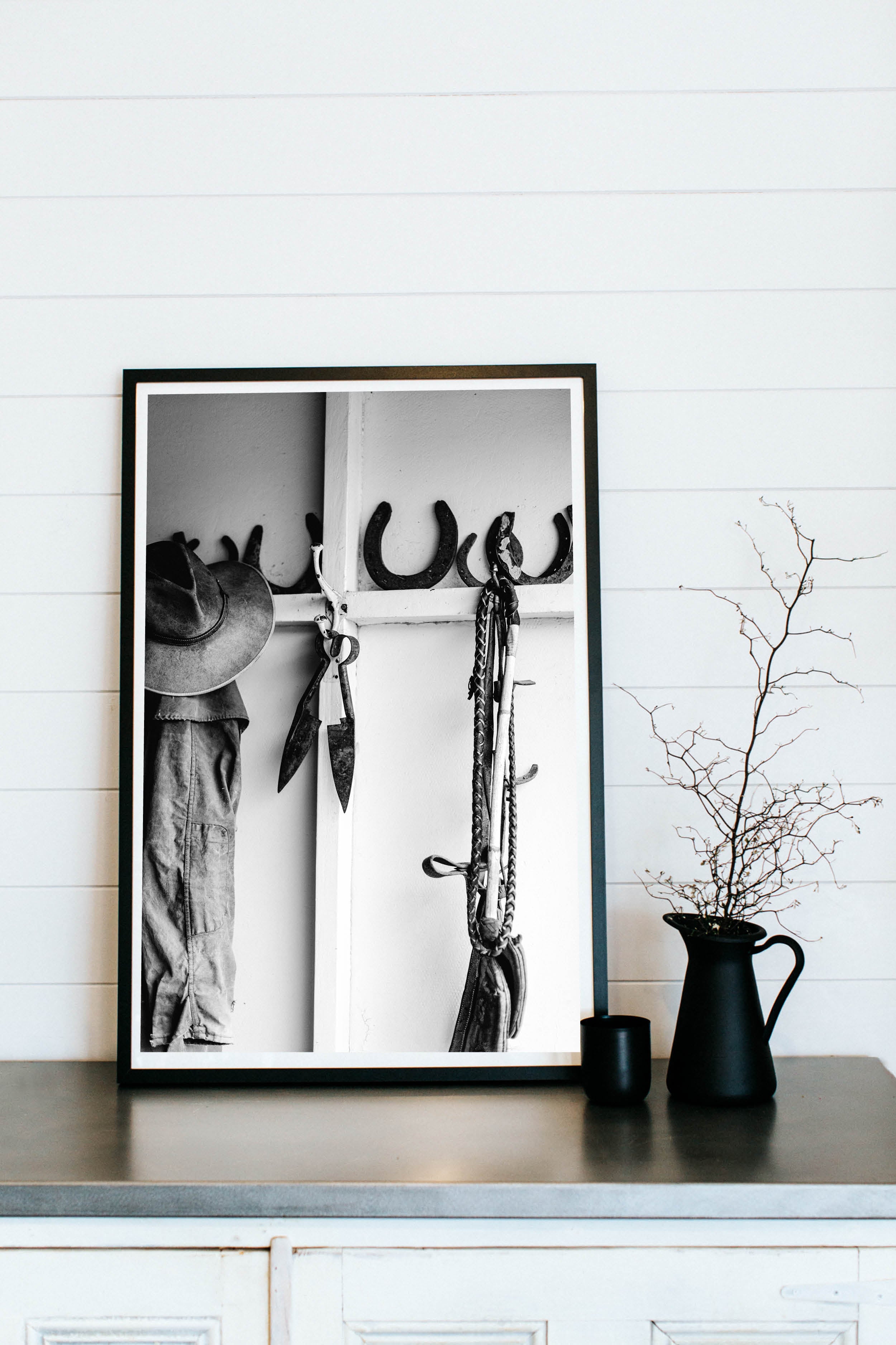 Australian Akubra III B+W Photographic Print