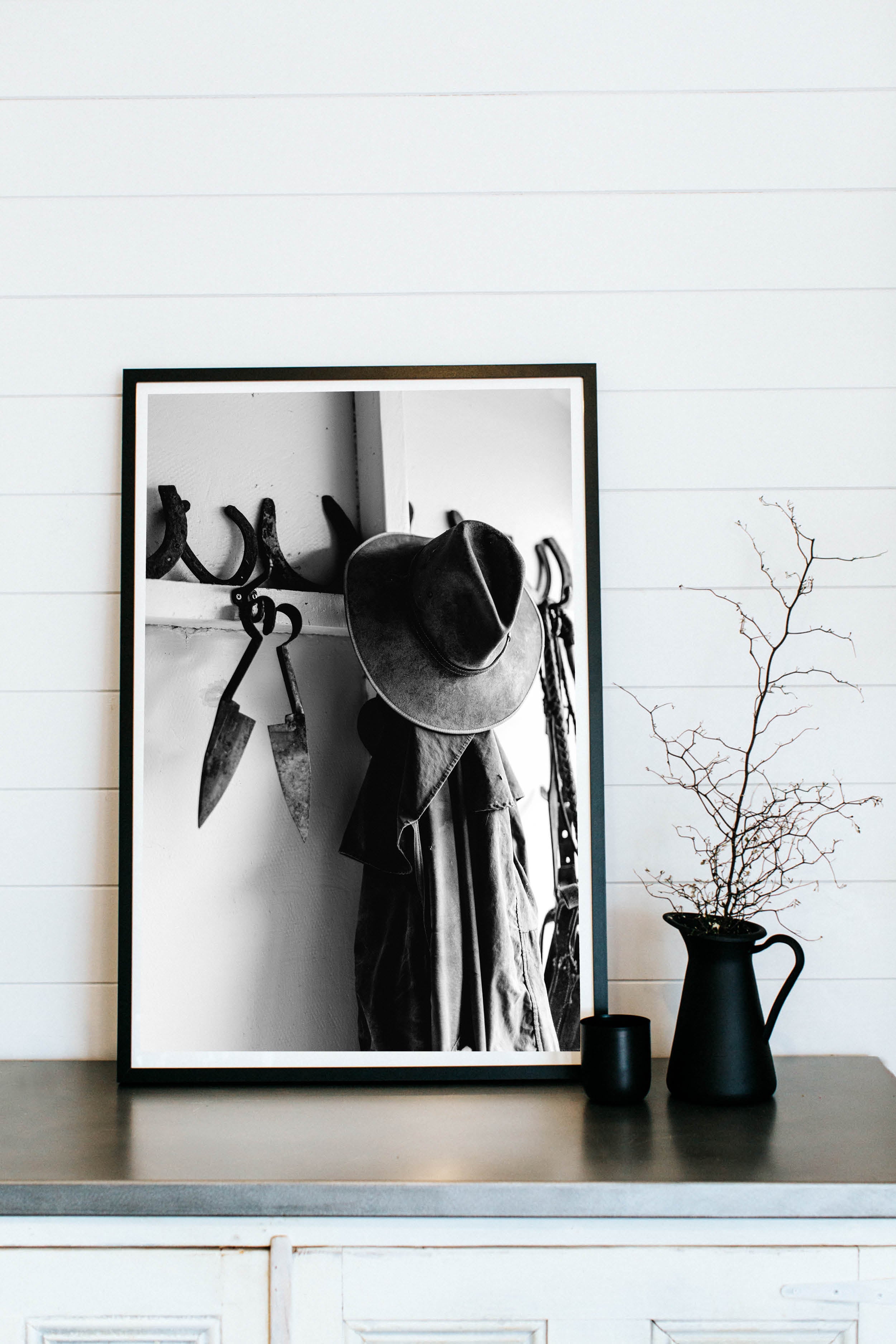 Australian Akubra IV B+W Photographic Print