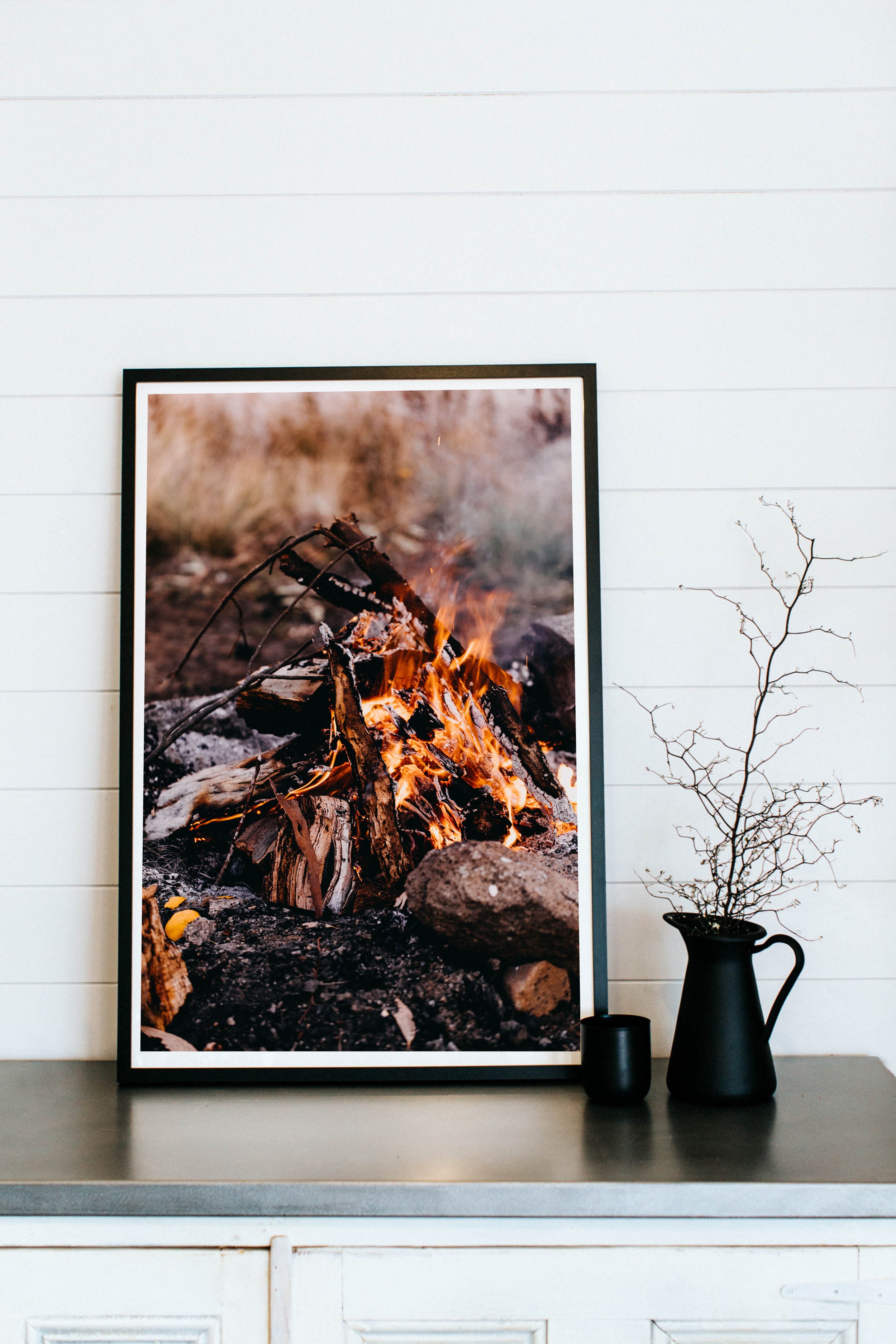 Around the Campfire Photographic Print