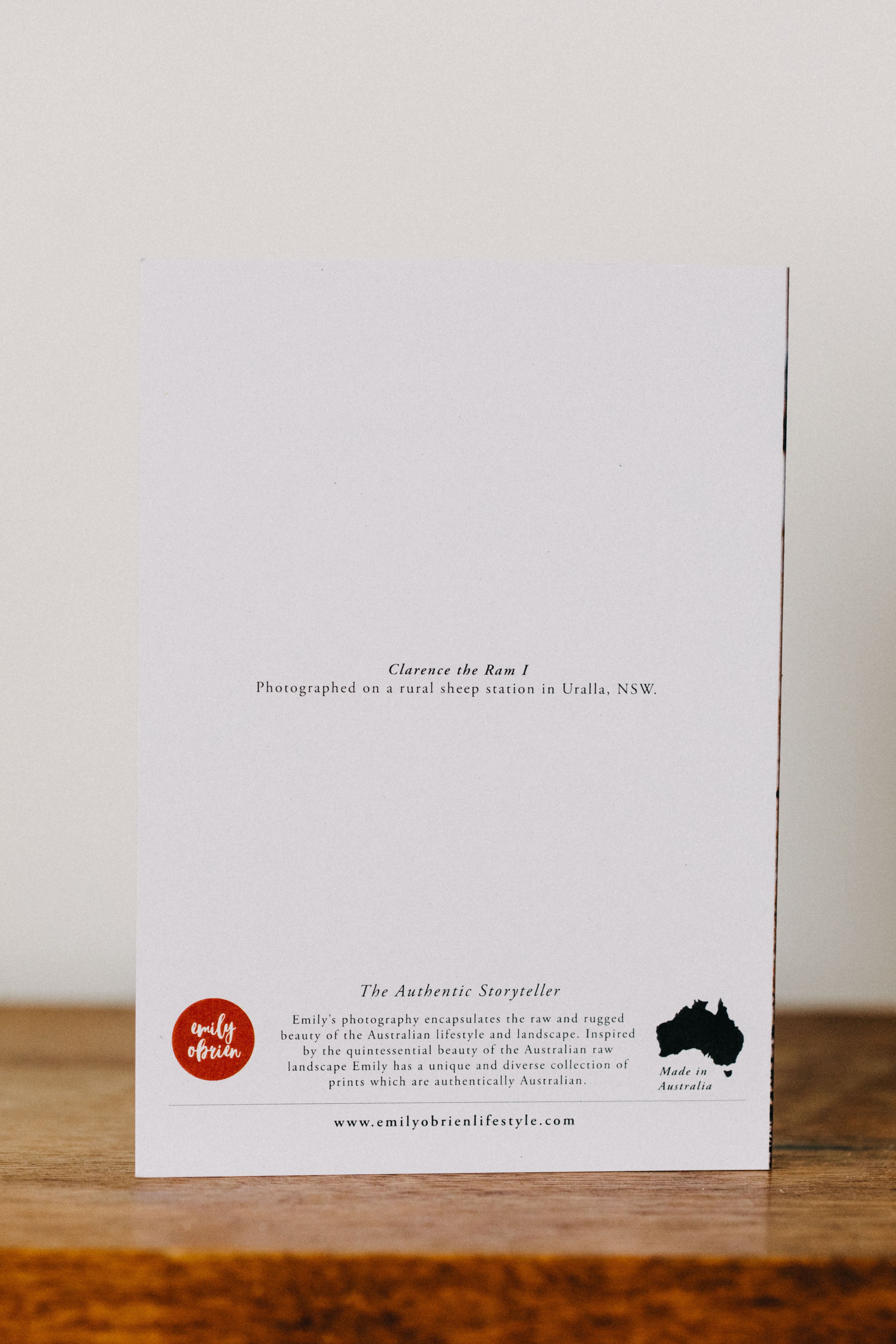 Clarence the Ram I Greeting Card