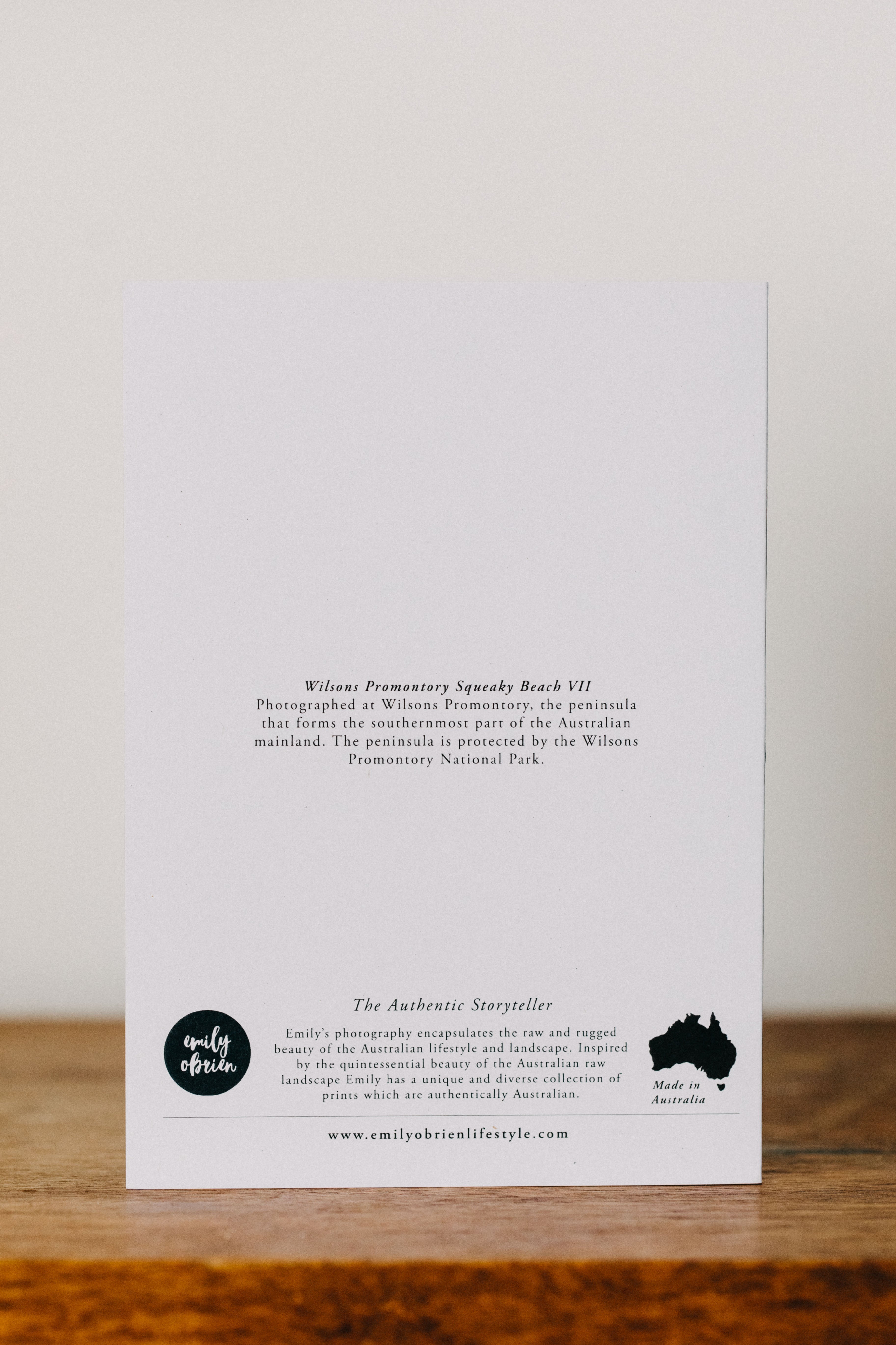 Wilsons Promontory Squeaky Beach VII Greeting Card