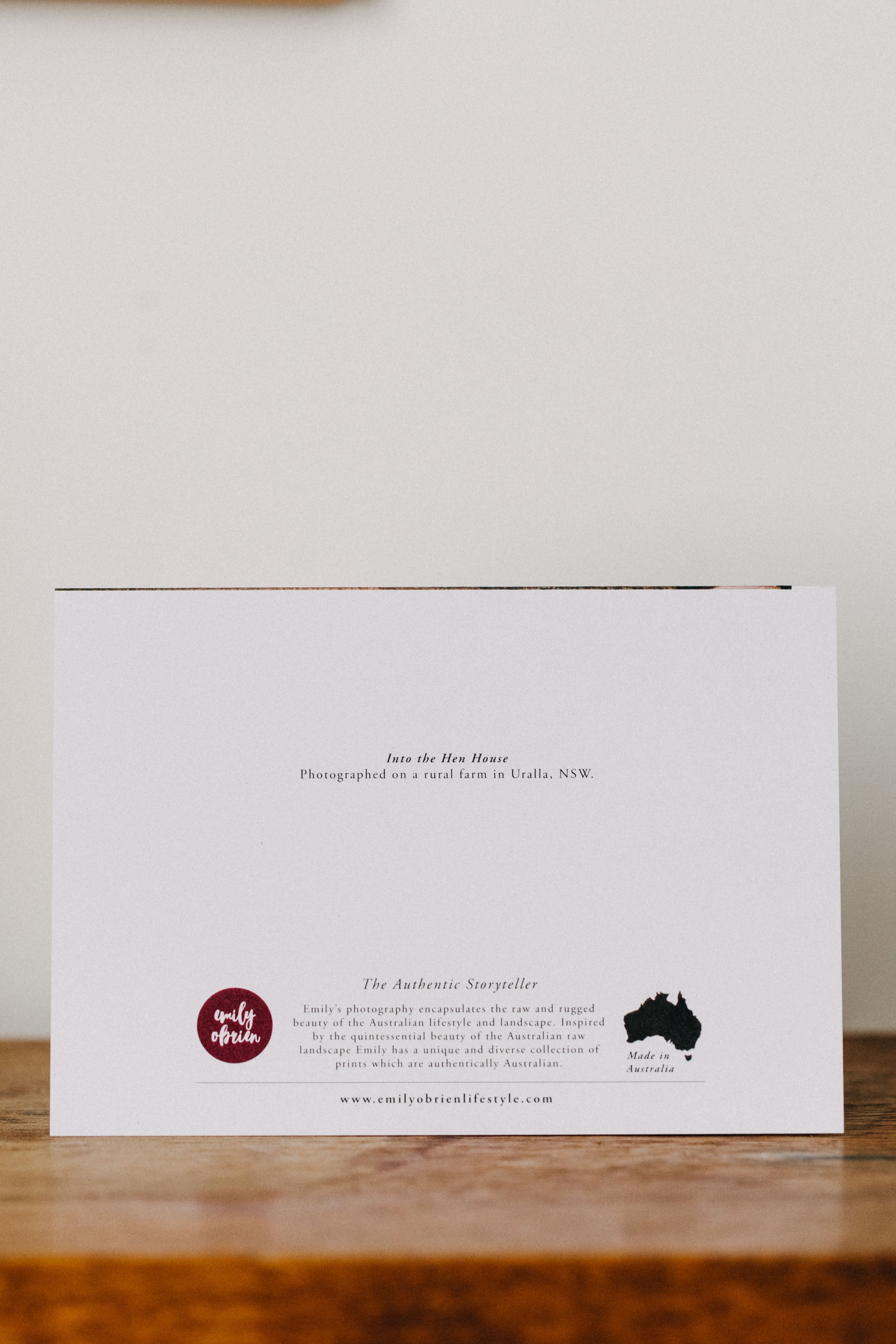 Into the Hen House Greeting Card - Emily O'Brien
