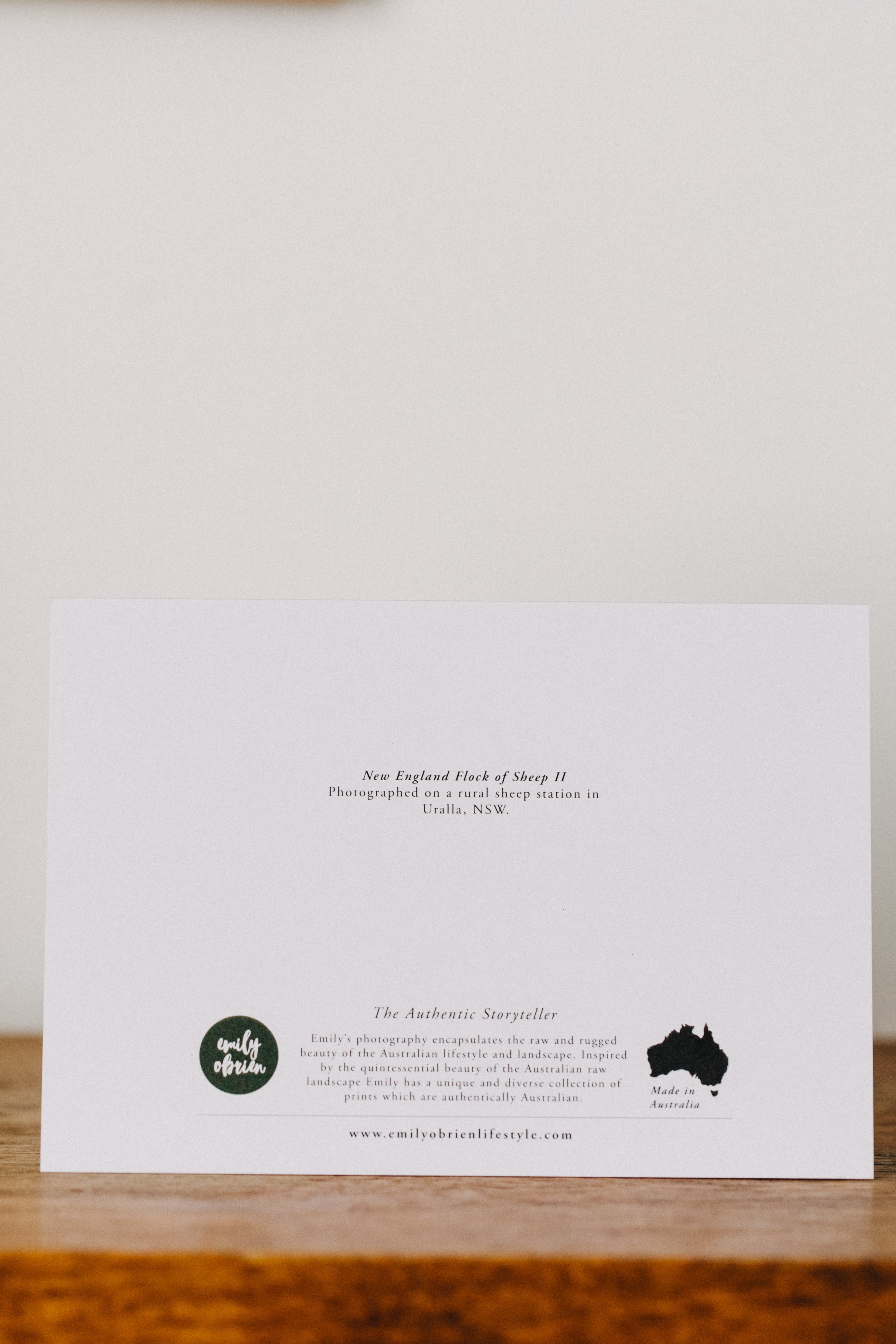 New England Flock of Sheep Greeting Card